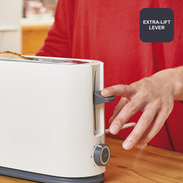 Black+Decker BXTO1001E - Toaster 1.000W, Toaster mit extra grossem Schlitz, 7 Toaststufen, High-Lift