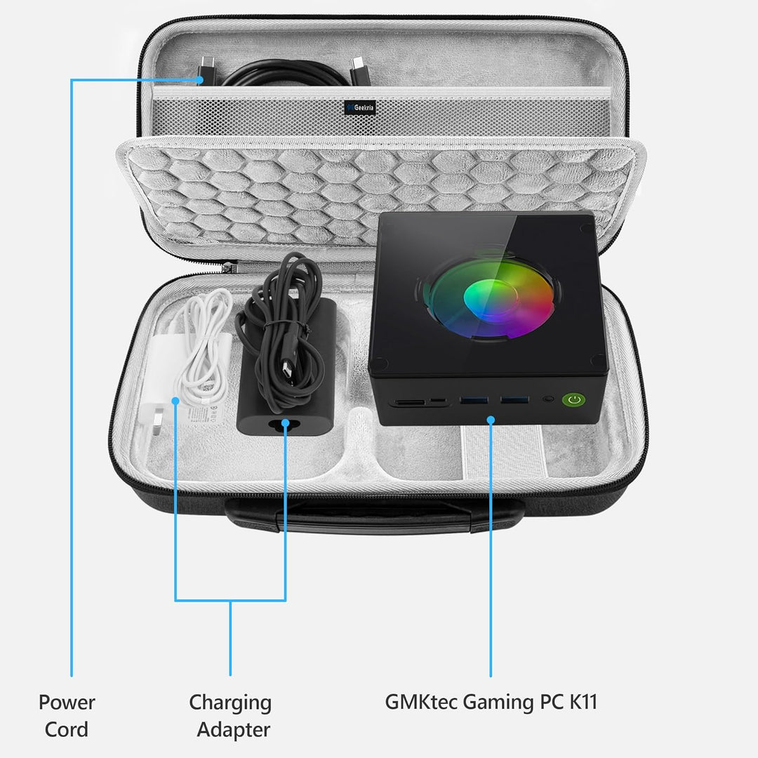 Geekria Tragetasche für Audio-Schnittstelle, kompatibel mit RØDE X Streamer X, EVA-Hartschale, tragb