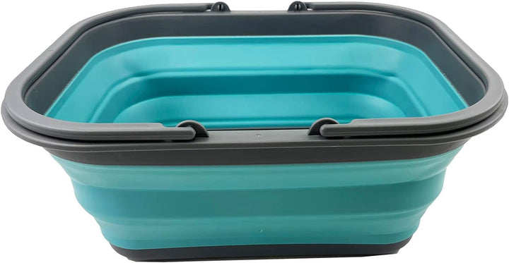 SAMMART 15L Zusammenklappbarer Korb mit Griff - Tragbarer Picknickkorb/Krater für den Aussenbereich