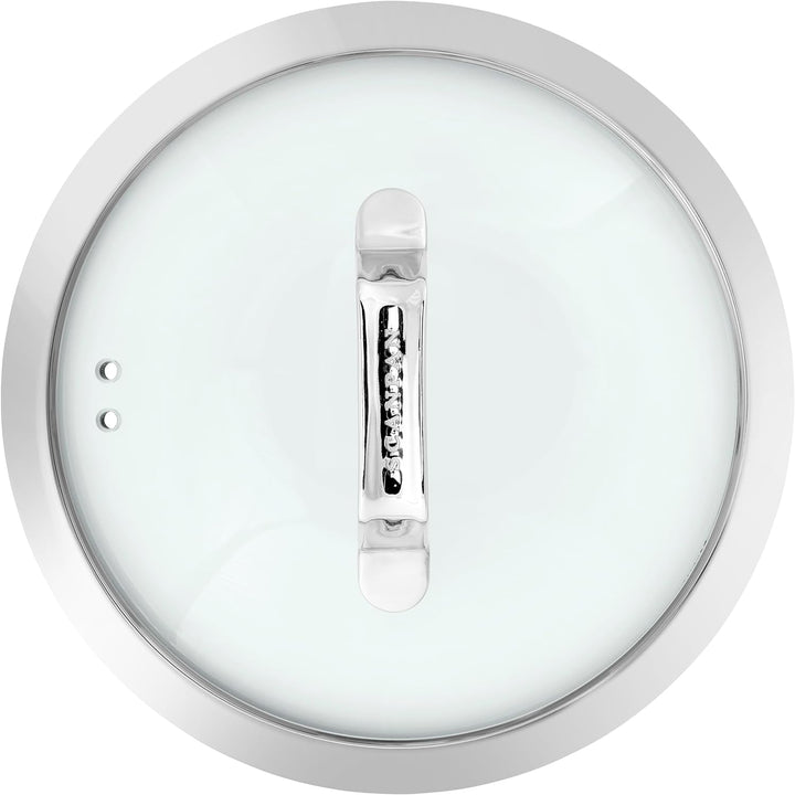 Scanpan SC41902200 Techniq Glasdeckel/Edelstahl 22 cm, 22 cm