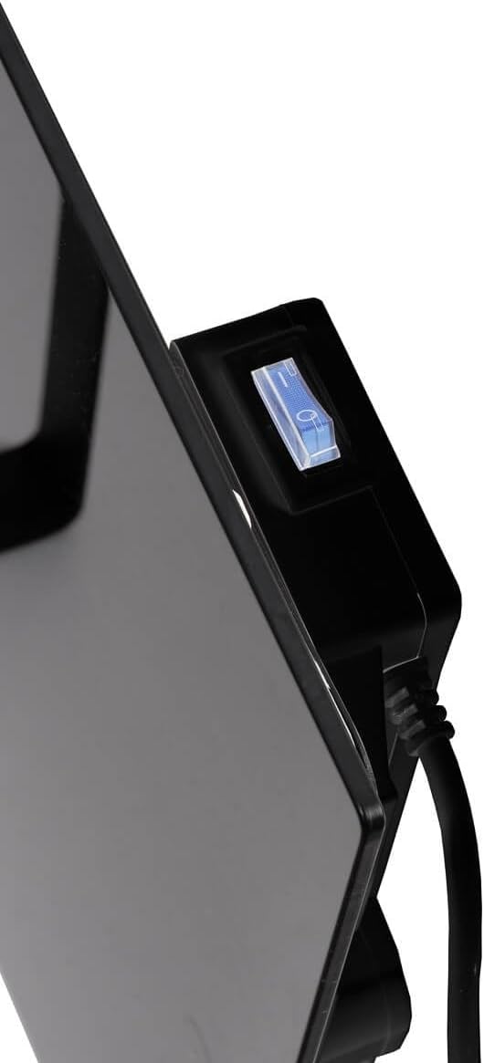 Eurom Infrarotheizung Sani 400 Wifi, schwarz 350135 (Handtuchtrockner Badezimmerheizung Bad-Heizung)