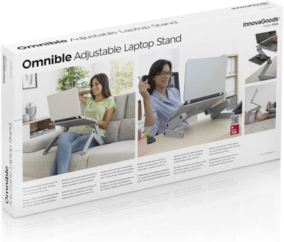 Einstellbarer Laptop-Tisch mit Mehreren Positionen Omnible InnovaGoods