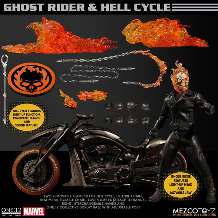 Ghost Rider Actionfigur, Schwarz, Einheitsgrösse