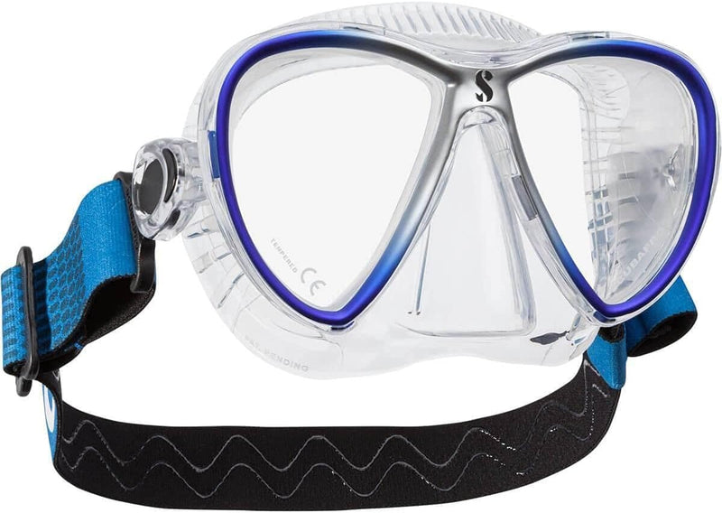 Scubapro Synergy Twin Trufit Scuba Diving Mask schwarz/silber (BLK/SILVER MIRROR), schwarz/silber (B