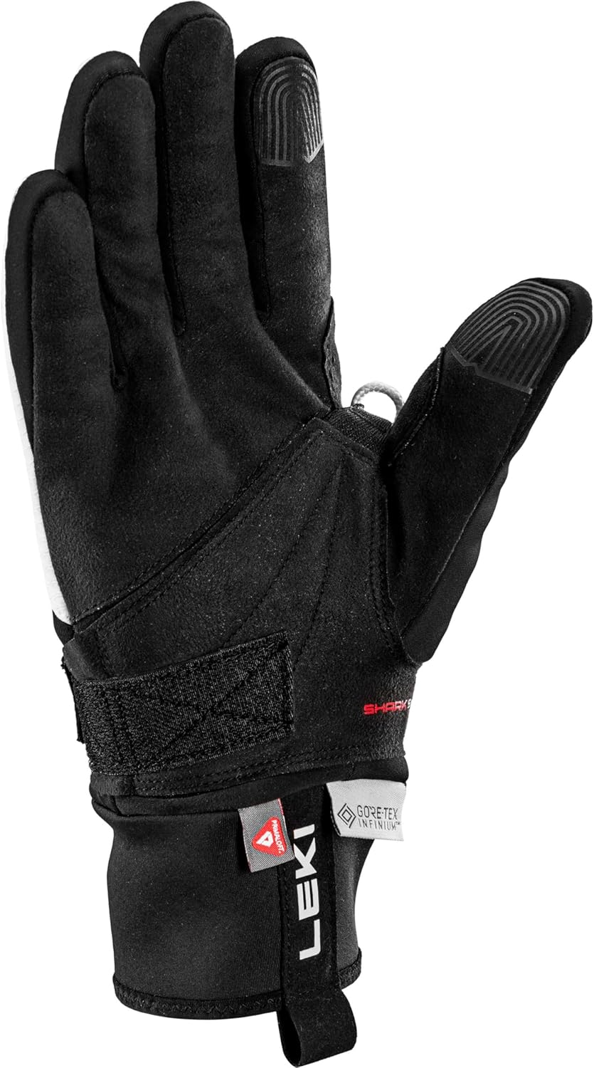 LEKI Damen PRC ThermoPlus Shark Handschuhe EU 8.5 black-white, EU 8.5 black-white
