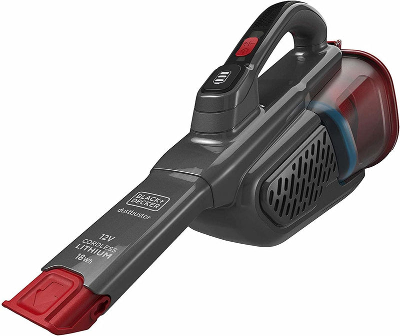 Black+Decker Lithium Dustbuster BHHV315J mit Cyclonic Action – 12V, 20AW Akku Handstaubsauger mit au