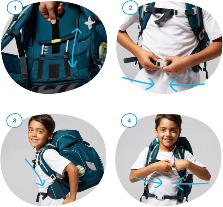 ergobag Prime Robotbear - Blau Einheitsgrösse, Robotbear - Blau Einheitsgrösse