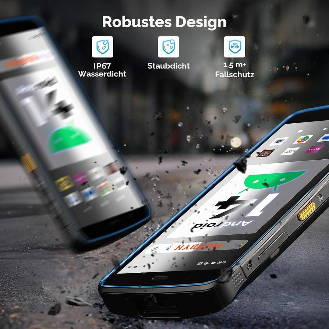 MUNBYN Android Barcode Scanner, PDA Inventar QR Scanner, Android 10, 2D 1D Barcode Scanner, 3+32G, t