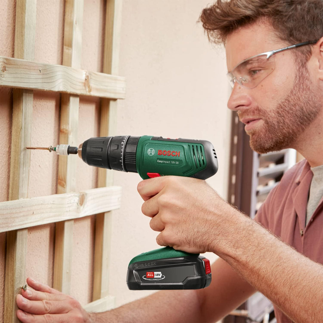 Bosch Akku Schlagbohrschrauber EasyImpact 18V-38 (1x Akku 2,5 Ah; 18 Volt System; im Koffer)