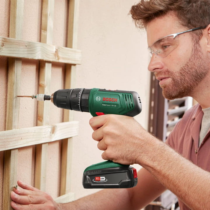 Bosch Akku Schlagbohrschrauber EasyImpact 18V-38 (1x Akku 2,5 Ah; 18 Volt System; im Koffer)