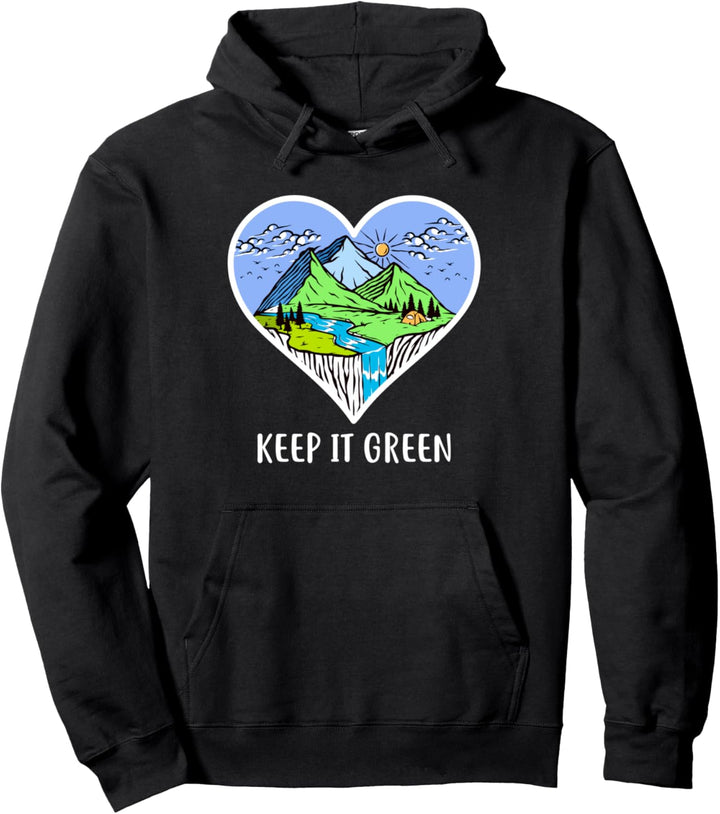 Keep It Green Mutter Natur Klimawandel Tag der Erde Pullover Hoodie