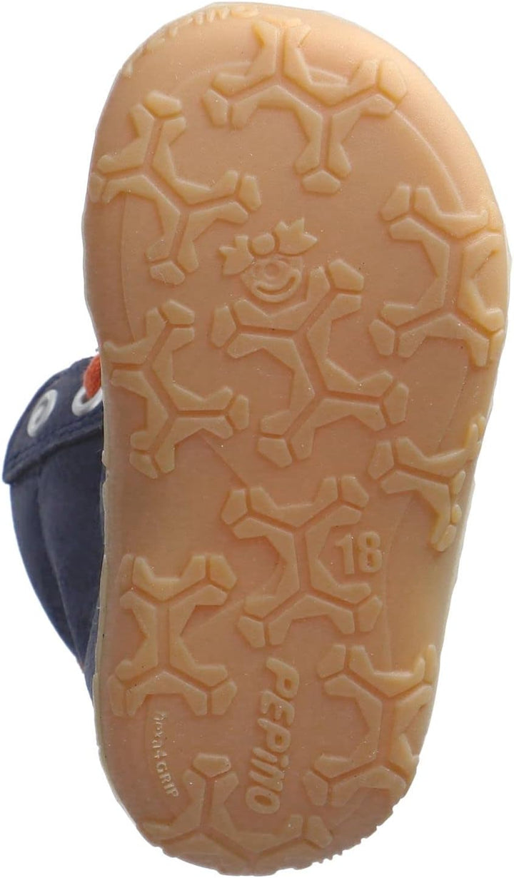 RICOSTA Mädchen und Jungen Lauflernschuhe Georg,Warmfutter,Leder,WMS:Mittel/Weit 20 EU Blau 180, 20