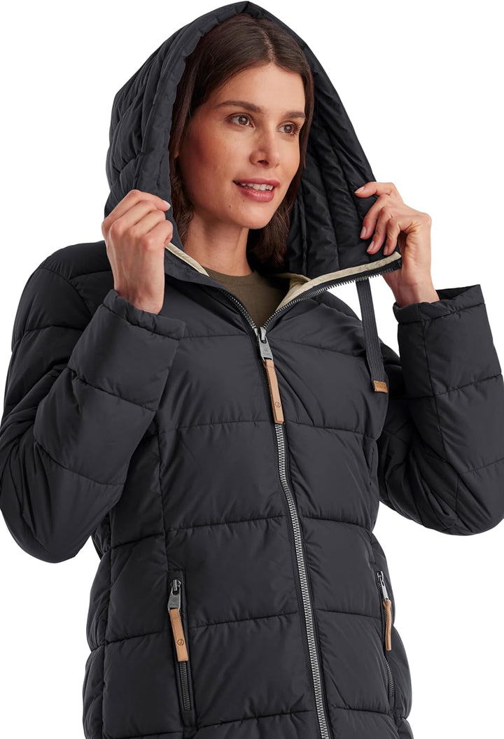 G.I.G.A. DX Damen Gw 12 Wmn Qltd Jckt Casual Steppjacke mit abzippbarer Kapuze 46 dunkelnavy, 46 dun