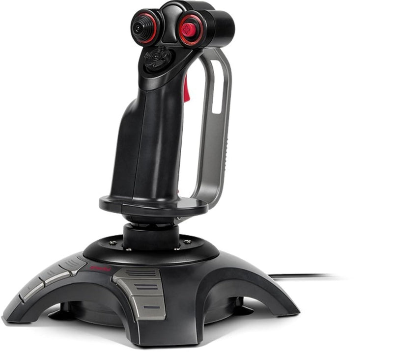 Speedlink PHANTOM HAWK Flight Stick - Joystick für PC/ Computer, Controller für Simulator-Spiele, US