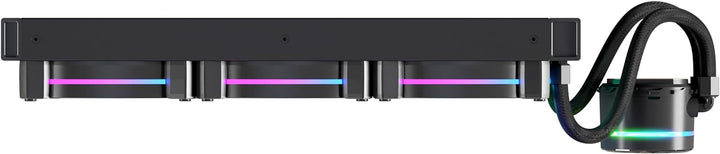 Nfortec - ATRIA X Liquid CPU Cooling ARGB 360mm, Infinity Mirror 360 Grad drehbar, 3x 120mm PWM ARGB