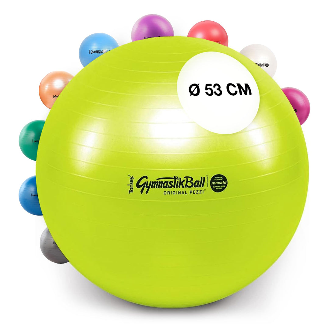 PEZZI Original Gymnastikball MAXAFE Ø 42 cm bis 75 cm Sitzball Gymnastik Sport Ball Büro Fitness Reh