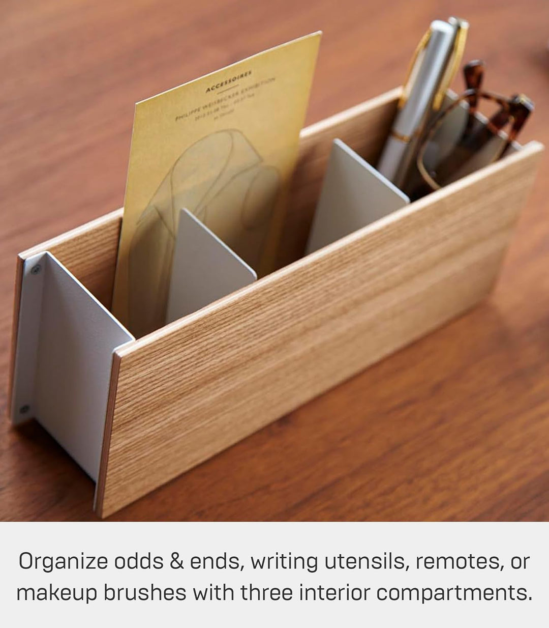 Pen & Remote Rack - Rin - natural Weiss, Weiss