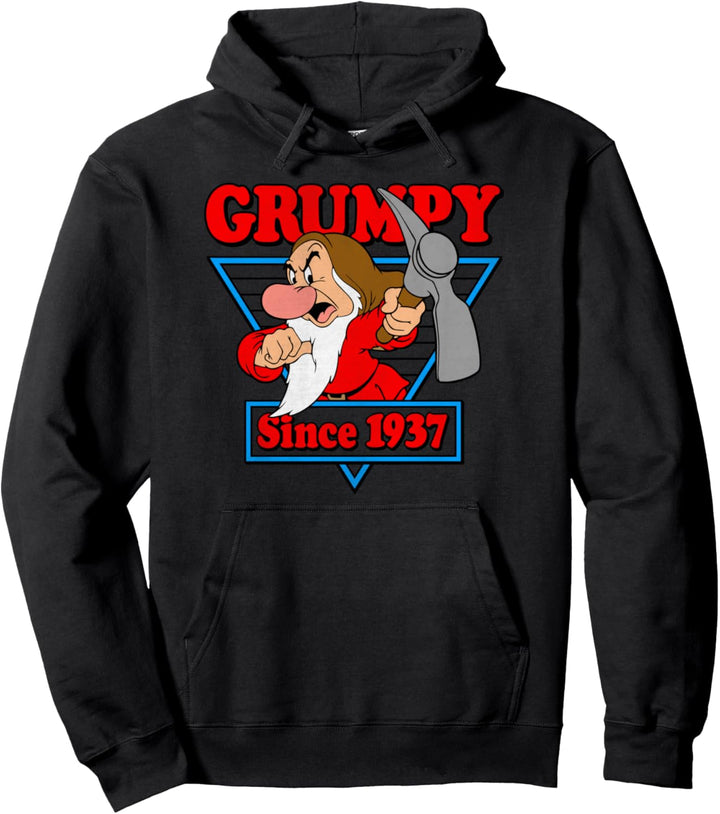 Disney Snow White Grumpy Since 1937 Triangle Portrait Pullover Hoodie
