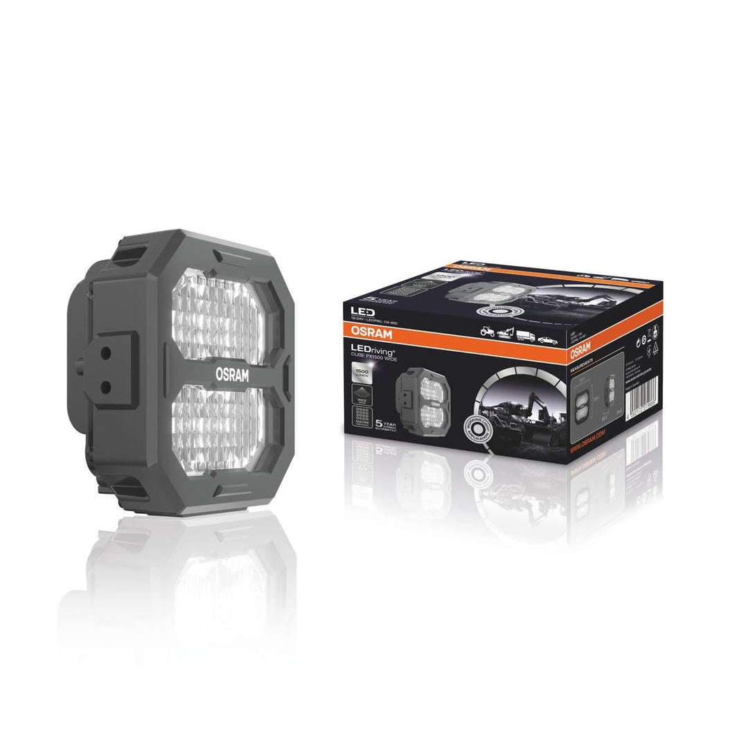 OSRAM LEDriving® Cube PX1500 Wide, LEDPWL114-WD, OFF ROAD, LED Arbeitsscheinwerfer, 1500 Lumen, Falt
