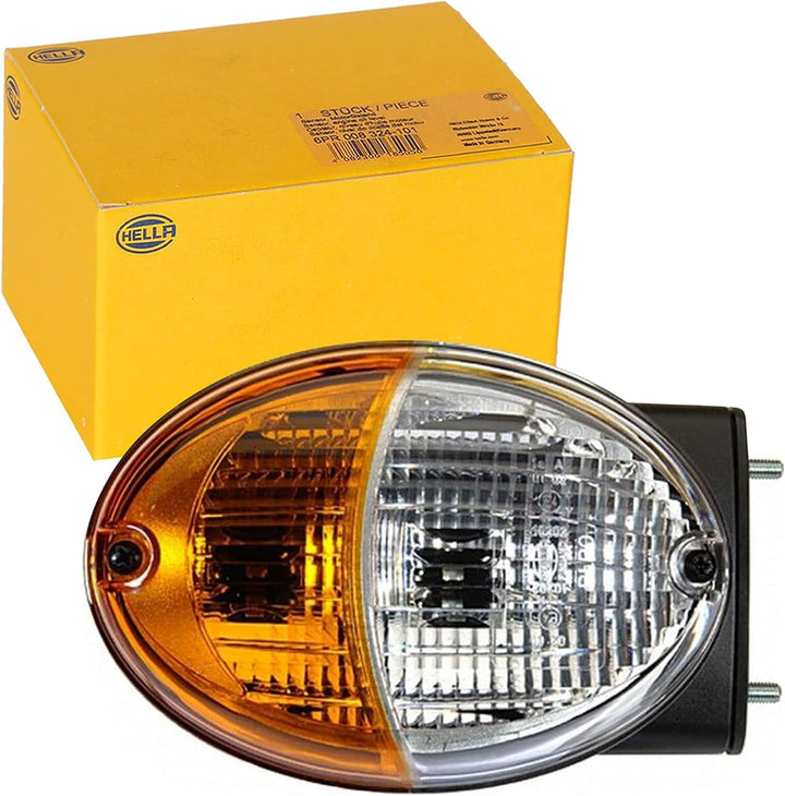 HELLA - Blinkleuchte - Agroluna - Halogen - 12V - Anbau/geschraubt - Stecker: Flachstecker - links -