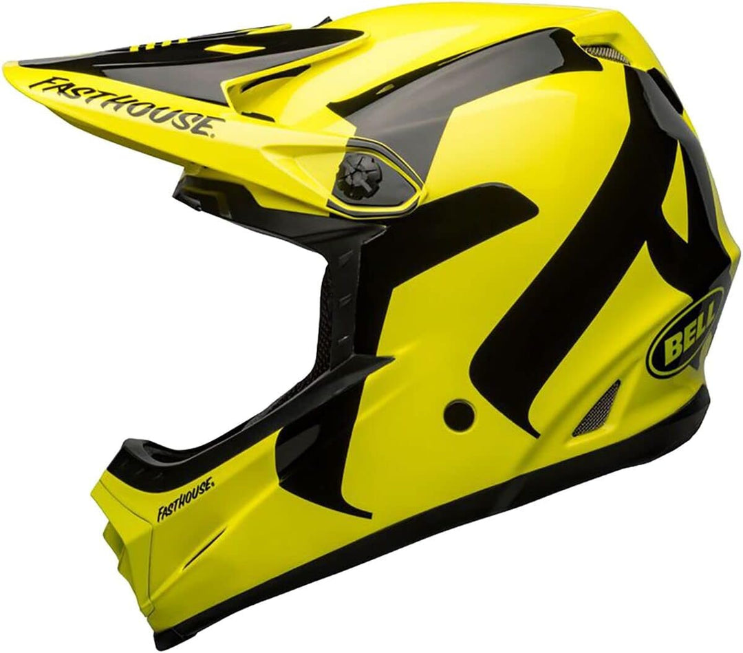 Bell Full-9 Fusion MIPS MTB Full Face Helmet Fasthouse Newhall Gloss Hi-Viz/Black S, Fasthouse Newha