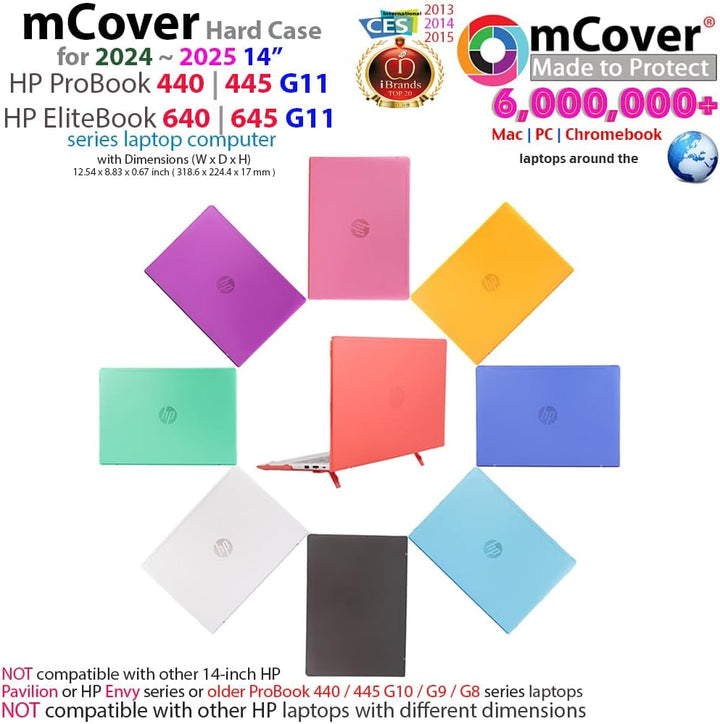 mCover Nur kompatibel mit HP ProBook 440/445 G11 und EliteBook 640 | 645 G11 Serie Windows Notebook-