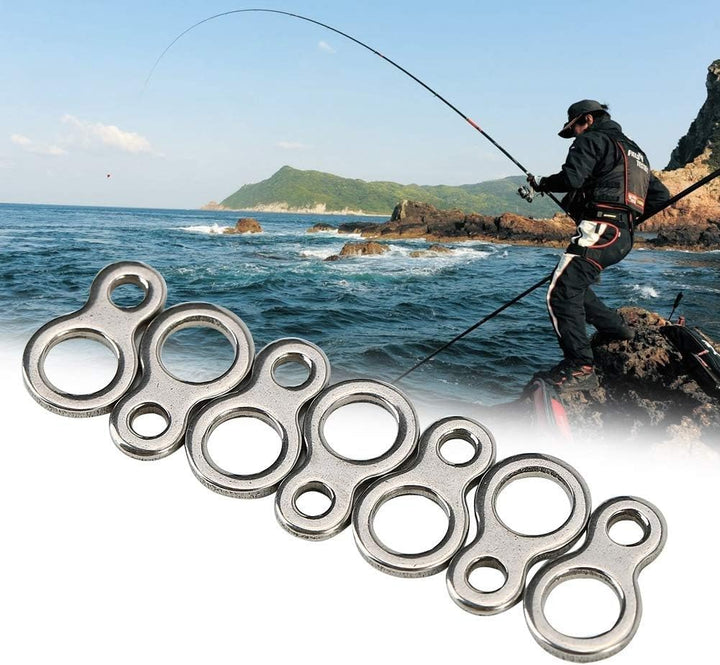 Demeras Angeln Split Rings Angeln Abbildung 8 Ringe 60 St¨¹ck Edelstahl Solid Fishing Abbildung 8 Ji