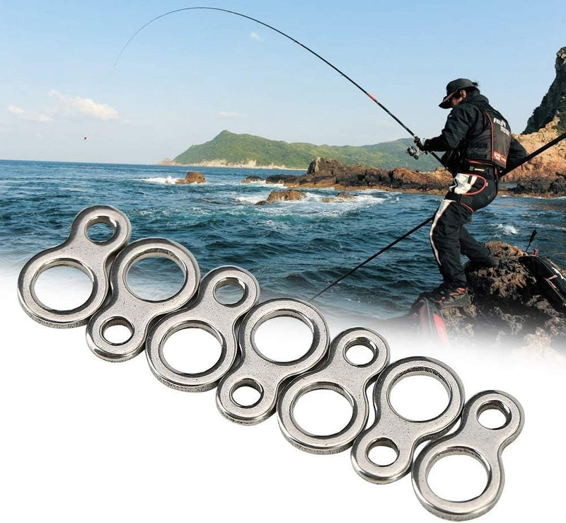Demeras Angeln Split Rings Angeln Abbildung 8 Ringe 60 St¨¹ck Edelstahl Solid Fishing Abbildung 8 Ji