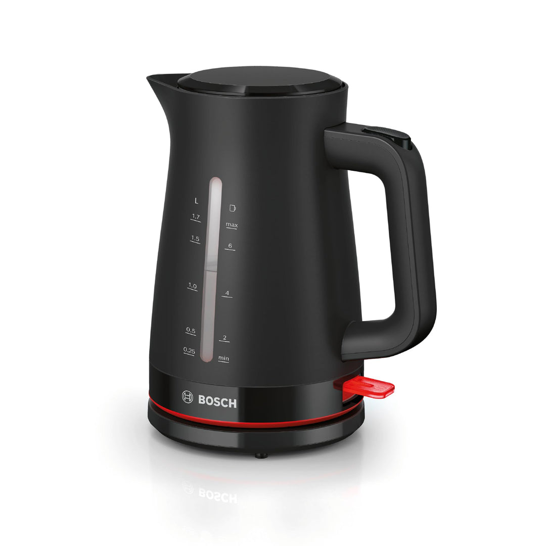Bosch kabelloser Wasserkocher MyMoment TWK3M123, Abschaltautomatik, Überhitzungsschutz, Tassenanzeig