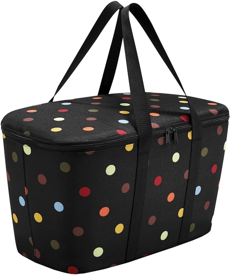 reisenthel Set carrybag black BK7003 +coolerbag dots UH7009 Black-dots