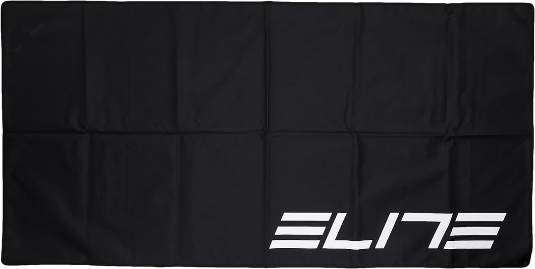 ELITE Folding Mat/Pad for Home Bike Trainers 90x180 cm Schwarz