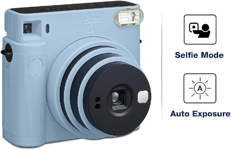 instax Square SQ1 Sofortbildkamera, Glacier Blau blau