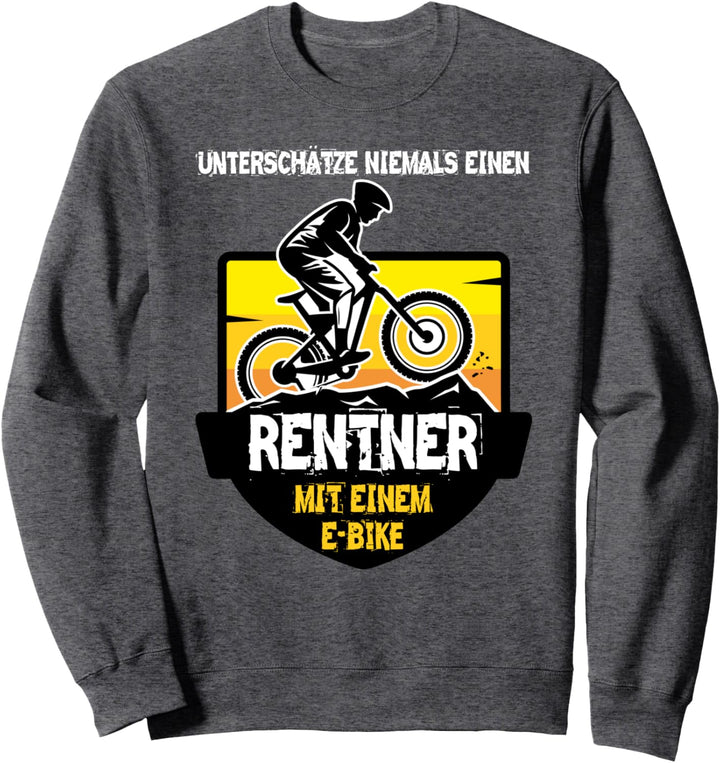 E-Bike Geschenk Idee Fahrrad fahren witzig lustig Sweatshirt