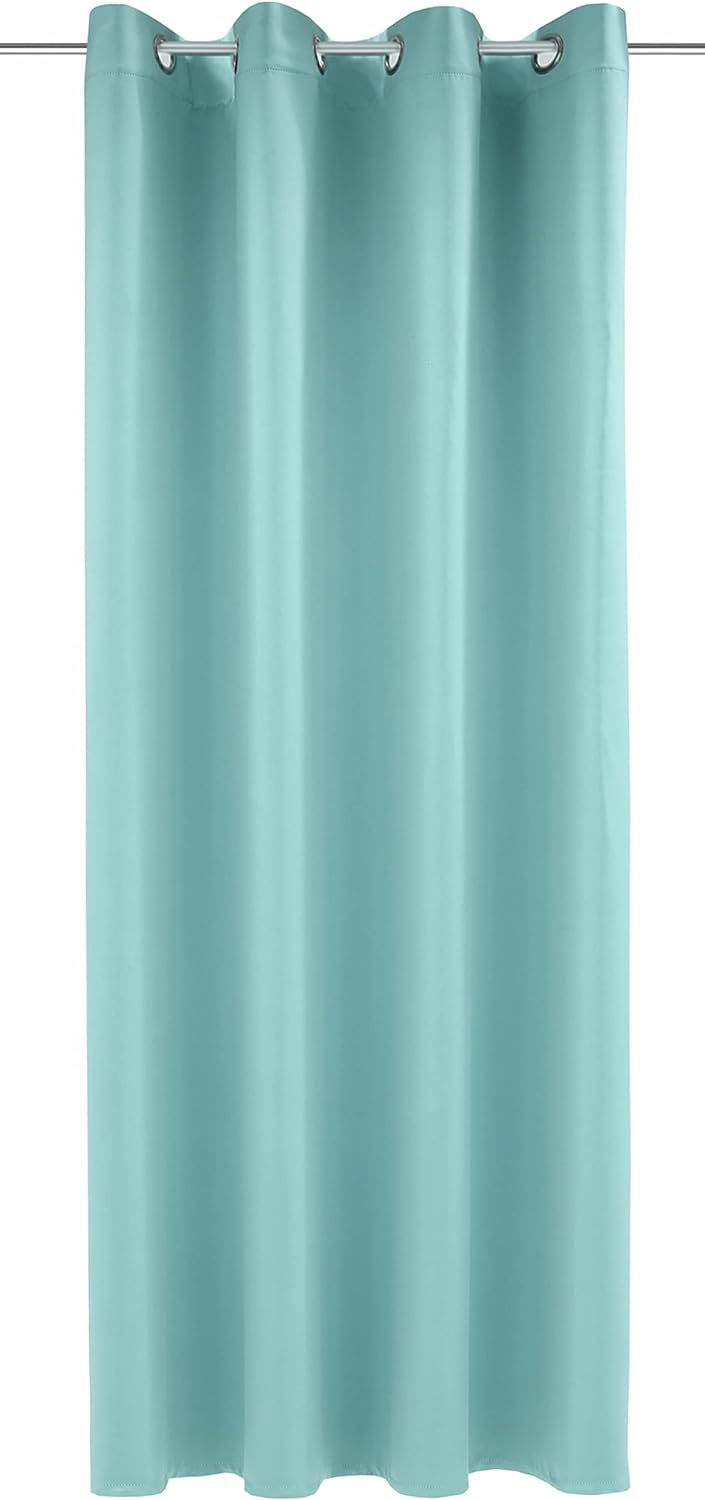 Albani Deko-Ösenschal DimOut/Mia eisblau / 245x140 cm, Polyester, 245x140cm, Eisblau
