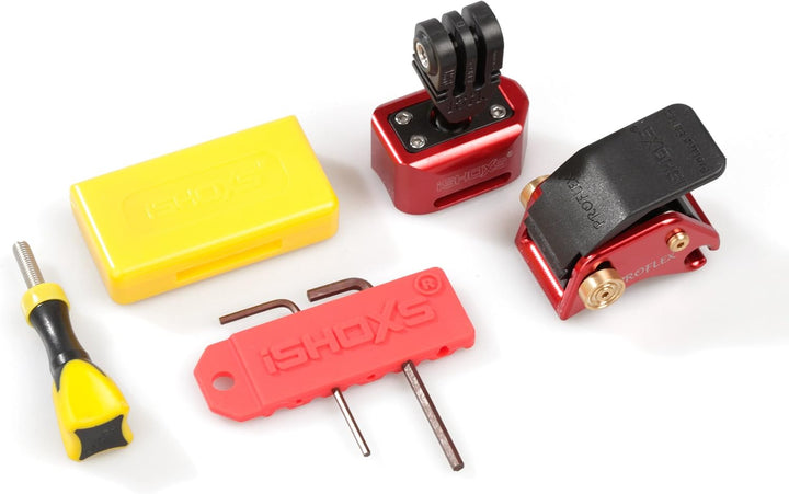 iSHOXS Gurt-Halter Proflex mit Schnellverschluss-Funktion, hochflexible Aluminium Halterung passend