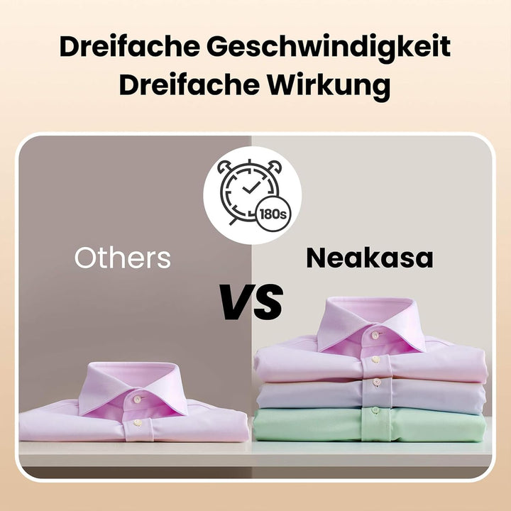 Neakasa Magic 1 Steamer Dampfglätter mit Saugfunktion, tragbarer Reisedampfglätter, 2300 Pa Saugleis