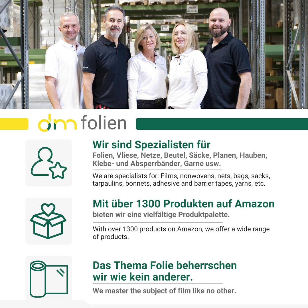 dm-folien Plattensack Asbest 260x125x30cm I 10 Stück I SWL 1.500 kg I Asbest Sack mit 4 Hebenschlauf