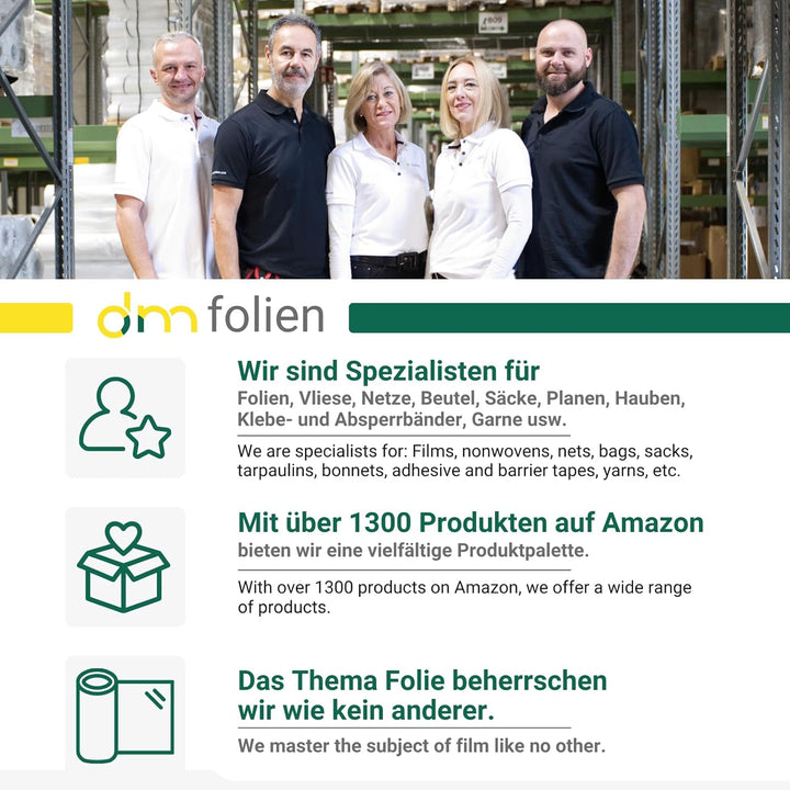 dm-folien Plattensack Asbest 260x125x30cm I 10 Stück I SWL 1.500 kg I Asbest Sack mit 4 Hebenschlauf