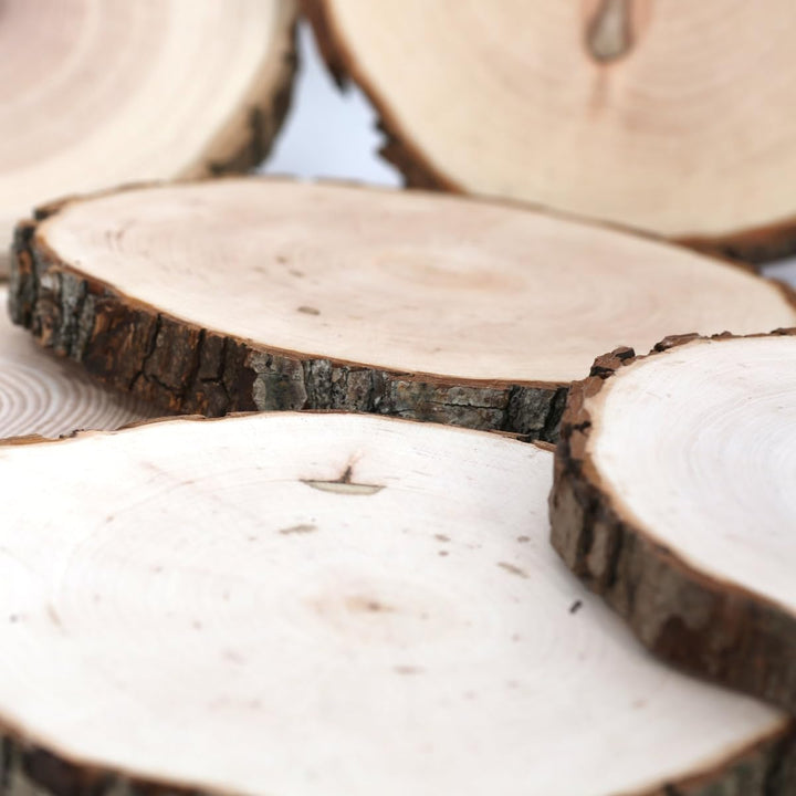 Rindenbrett Esche rund - Rindenscheibe Baumscheibe geschliffen Holzbrett, Brettgrösse:Ø ca. 38cm, Ø