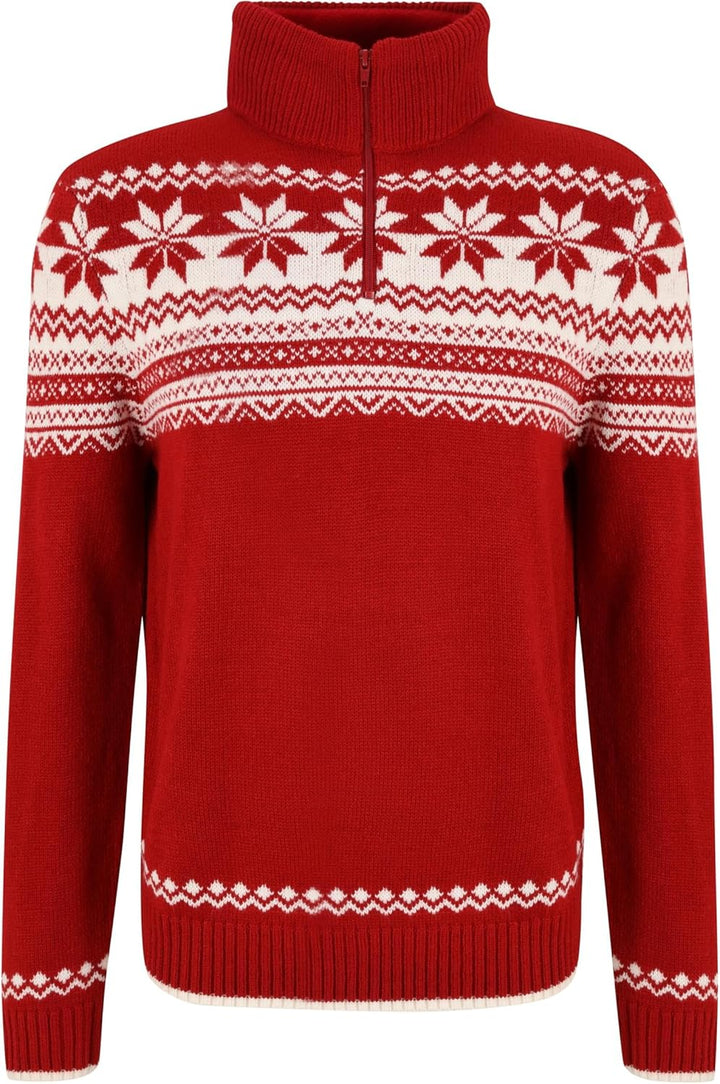 Brandit Herren Troyer Norweger Pullover, S Rot