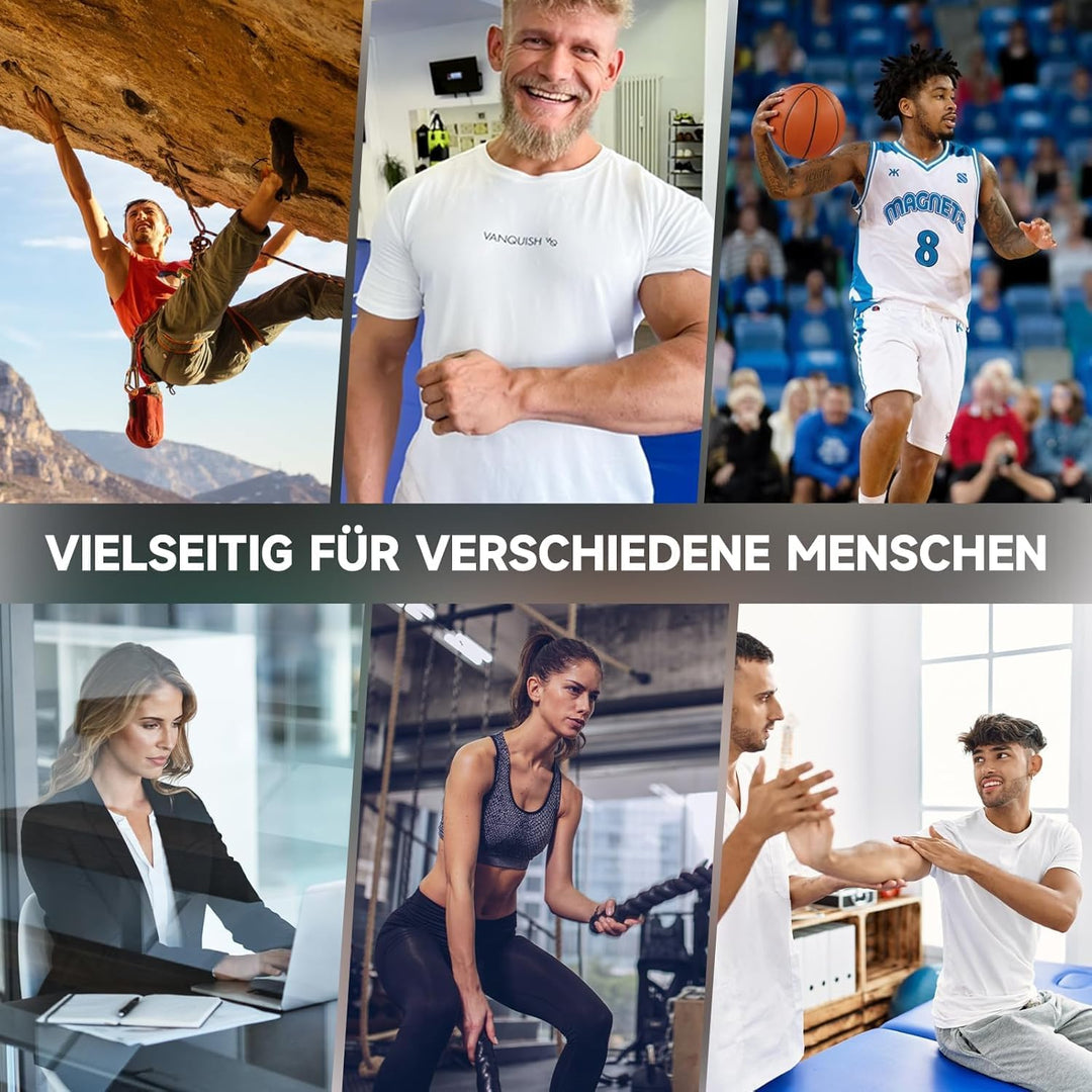 FitBeast Handtrainer Trainingsset (5-teilig), 2 Unterarmgriff Einstellbare Widerstand Handgreifer, F
