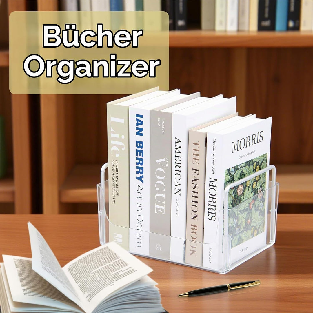 Klarer Makeup-Organizer-Tablett mit Griffen Badezimmer &amp; Eitelkeit Lagerung für Kosmetik, Hautpflege