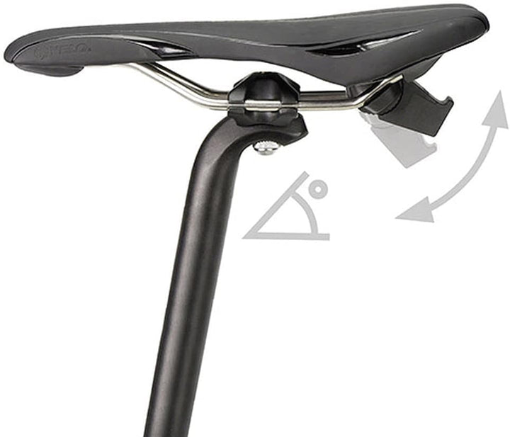 KLICKFix Unisex-Adult Contour Magnum SA Satteltasche, Schwarz, One Size Bundle mit Contour Adapter,