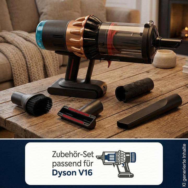 Staubsauger Düsen Set passend für Dyson V16 PREMIUM POLSTERDÜSE Fugendüse Saugpinsel Piston Submarin