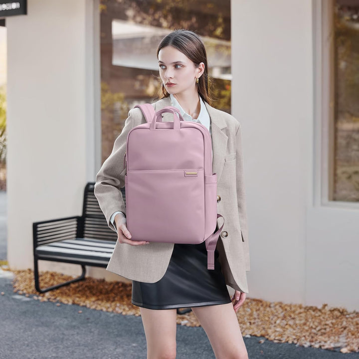 Schlanker Laptop-Rucksack für Damen, leichter Business-Rucksack für Damen, Computertasche, Geldbörse