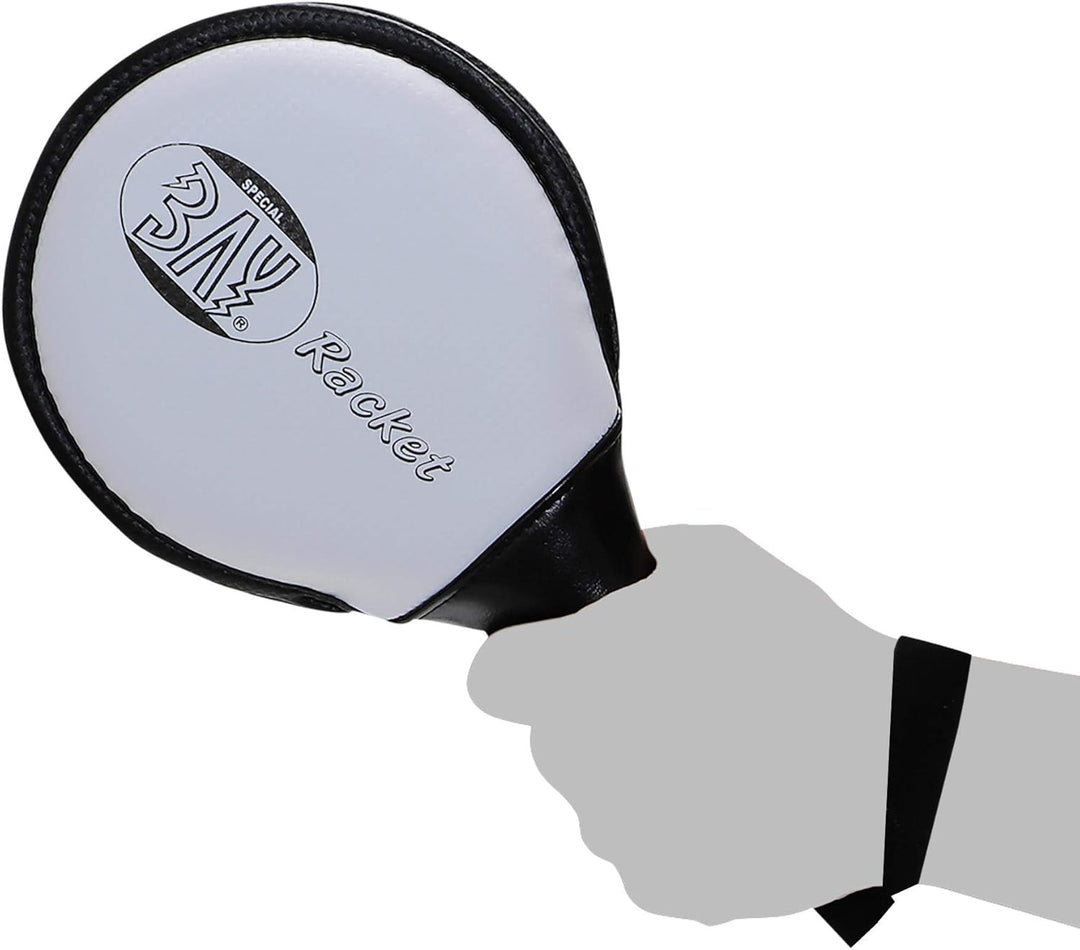 Bay® Motivation MITT KLATSCH GERÄUSCH Leder PU Doppel Double Hand Schlag Pratze Doppelpratze Doppelm