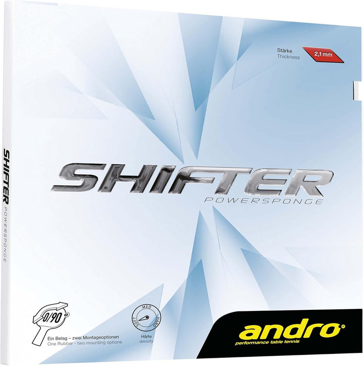 Andro Belag Shifter Schwarz 1,7 mm, Schwarz 1,7 mm