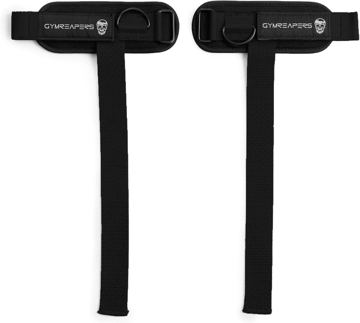 Gymreapers GripLink Gewichthebergurte mit robustem D-Ring und rutschfestem Silikon-Griffperle, gepol