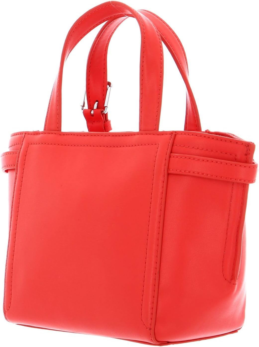 Calvin Klein Minimal Hardware Mini Tote Deep Orange