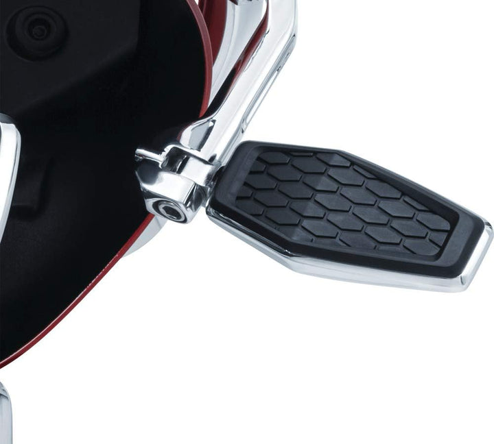 Kuryakyn 5904 Motorrad-Fussrasten: Sechskant-Heringe mit Steckerhalterung, Chrom, 1 Paar chrome Mit